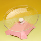 Maxbell Silent Hamster Wheel Sports Hedgehogs Pet Supplies Cage Accessory Roller Toy Pink