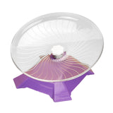 Maxbell Silent Hamster Wheel Sports Hedgehogs Pet Supplies Cage Accessory Roller Toy Violet