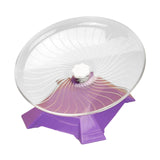 Maxbell Silent Hamster Wheel Sports Hedgehogs Pet Supplies Cage Accessory Roller Toy Violet