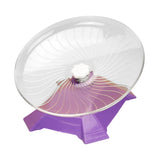 Maxbell Silent Hamster Wheel Sports Hedgehogs Pet Supplies Cage Accessory Roller Toy Violet