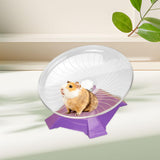 Maxbell Silent Hamster Wheel Sports Hedgehogs Pet Supplies Cage Accessory Roller Toy Violet