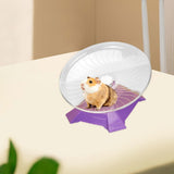 Maxbell Silent Hamster Wheel Sports Hedgehogs Pet Supplies Cage Accessory Roller Toy Violet