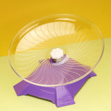 Maxbell Silent Hamster Wheel Sports Hedgehogs Pet Supplies Cage Accessory Roller Toy Violet