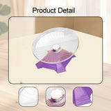 Maxbell Silent Hamster Wheel Sports Hedgehogs Pet Supplies Cage Accessory Roller Toy Violet