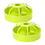 Maxbell 2 Pieces Bird Feeder Waterers Washable Easy to Use Supplies Bird Food Holder