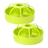 Maxbell 2 Pieces Bird Feeder Waterers Washable Easy to Use Supplies Bird Food Holder