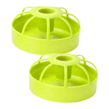 Maxbell 2 Pieces Bird Feeder Waterers Washable Easy to Use Supplies Bird Food Holder