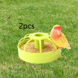 Maxbell 2 Pieces Bird Feeder Waterers Washable Easy to Use Supplies Bird Food Holder