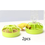 Maxbell 2 Pieces Bird Feeder Waterers Washable Easy to Use Supplies Bird Food Holder