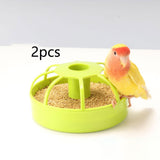 Maxbell 2 Pieces Bird Feeder Waterers Washable Easy to Use Supplies Bird Food Holder
