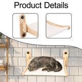 Maxbell Cat Wall Shelf Stable Cat Hammock for Wall for Climbing Indoor Cats Sleeping