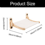 Maxbell Cat Wall Shelf Stable Cat Hammock for Wall for Climbing Indoor Cats Sleeping