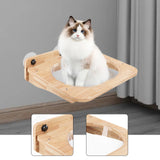 Maxbell Cat Hammock Perch Suction Cup Hanging Bed for Resting Exercising Overlooking