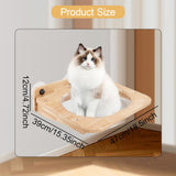 Maxbell Cat Hammock Perch Suction Cup Hanging Bed for Resting Exercising Overlooking