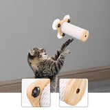 Maxbell Wall Mounted Scratching Post Cat Climbing Step for Rest Grind Claws Stretch