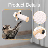 Maxbell Wall Mounted Scratching Post Cat Climbing Step for Rest Grind Claws Stretch