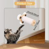 Maxbell Wall Mounted Scratching Post Cat Climbing Step for Rest Grind Claws Stretch