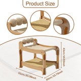 Maxbell Scratcher Bed with Play Balls Condo for Sleeping Resting for Indoor Cats