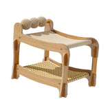 Maxbell Scratcher Bed with Play Balls Condo for Sleeping Resting for Indoor Cats