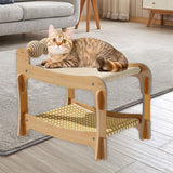 Maxbell Scratcher Bed with Play Balls Condo for Sleeping Resting for Indoor Cats