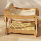 Maxbell Scratcher Bed with Play Balls Condo for Sleeping Resting for Indoor Cats