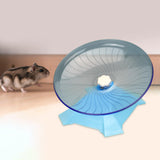 Maxbell Hamster Wheel Silent Sports Gerbils Jogging Wheel Interactive Toy Roller Toy Blue