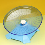 Maxbell Hamster Wheel Silent Sports Gerbils Jogging Wheel Interactive Toy Roller Toy Blue