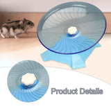 Maxbell Hamster Wheel Silent Sports Gerbils Jogging Wheel Interactive Toy Roller Toy Blue