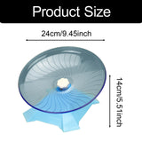 Maxbell Hamster Wheel Silent Sports Gerbils Jogging Wheel Interactive Toy Roller Toy Blue