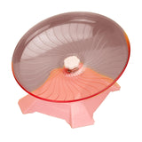 Maxbell Hamster Wheel Silent Sports Gerbils Jogging Wheel Interactive Toy Roller Toy Pink