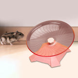 Maxbell Hamster Wheel Silent Sports Gerbils Jogging Wheel Interactive Toy Roller Toy Pink