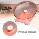 Maxbell Hamster Wheel Silent Sports Gerbils Jogging Wheel Interactive Toy Roller Toy Pink