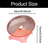 Maxbell Hamster Wheel Silent Sports Gerbils Jogging Wheel Interactive Toy Roller Toy Pink