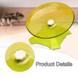Maxbell Hamster Wheel Silent Sports Gerbils Jogging Wheel Interactive Toy Roller Toy Green