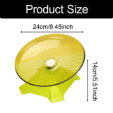 Maxbell Hamster Wheel Silent Sports Gerbils Jogging Wheel Interactive Toy Roller Toy Green