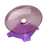 Maxbell Hamster Wheel Silent Sports Gerbils Jogging Wheel Interactive Toy Roller Toy Violet