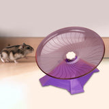 Maxbell Hamster Wheel Silent Sports Gerbils Jogging Wheel Interactive Toy Roller Toy Violet