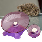 Maxbell Hamster Wheel Silent Sports Gerbils Jogging Wheel Interactive Toy Roller Toy Violet