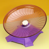 Maxbell Hamster Wheel Silent Sports Gerbils Jogging Wheel Interactive Toy Roller Toy Violet