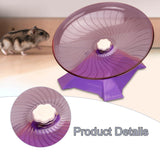 Maxbell Hamster Wheel Silent Sports Gerbils Jogging Wheel Interactive Toy Roller Toy Violet