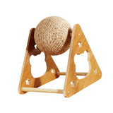 Maxbell Cat Scratching Ball Vertical Cat Scratching Post for Ferret Chinchilla Bunny