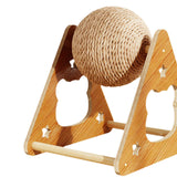 Maxbell Cat Scratching Ball Vertical Cat Scratching Post for Ferret Chinchilla Bunny