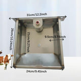 Maxbell Automatic Sheep Waterer Bowl Versatile Livestock Waterer for Goat Dog Cattle L 31cmx26cmx9.5cm