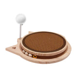 Maxbell Cat Scratcher for Indoor Cats Stylish Track Spring Ball Sisal Scratching Pad
