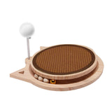 Maxbell Cat Scratcher for Indoor Cats Stylish Track Spring Ball Sisal Scratching Pad