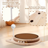 Maxbell Cat Scratcher for Indoor Cats Stylish Track Spring Ball Sisal Scratching Pad
