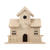 Maxbell Outside Bird House DIY Unpainted Hummingbird Nesting for Yard Courtyard Tree