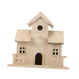 Maxbell Outside Bird House DIY Unpainted Hummingbird Nesting for Yard Courtyard Tree