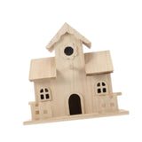 Maxbell Outside Bird House DIY Unpainted Hummingbird Nesting for Yard Courtyard Tree
