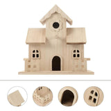 Maxbell Outside Bird House DIY Unpainted Hummingbird Nesting for Yard Courtyard Tree
